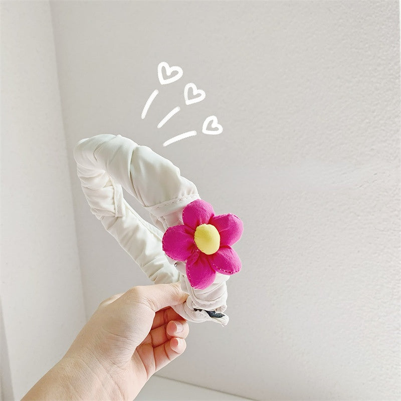 Sombrero De La Gorrita Tejida De Los Niños De La Flor De Algodón al por mayor